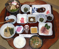 杣温泉のお料理